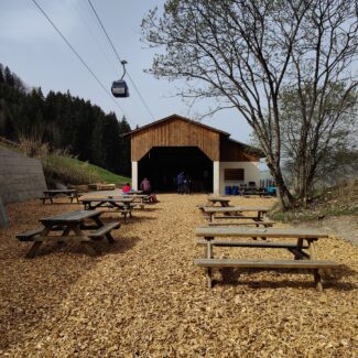 Travaux effectués à l'accrobranche de Charmey