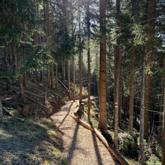 Sentier des toboggans